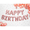 Picture of FOIL BALLOON HAPPY BIRTHDAY ROSE GOLD 340 X 35CM